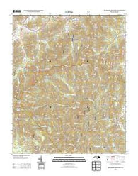 Dunsmore Mountain North Carolina Historical topographic map, 1:24000 scale, 7.5 X 7.5 Minute, Year 2013