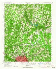 Durham North North Carolina Historical topographic map, 1:62500 scale, 15 X 15 Minute, Year 1951