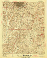 Durham South North Carolina Historical topographic map, 1:62500 scale, 15 X 15 Minute, Year 1943
