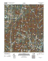 Dysartsville North Carolina Historical topographic map, 1:24000 scale, 7.5 X 7.5 Minute, Year 2010