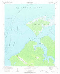 East Lake North Carolina Historical topographic map, 1:24000 scale, 7.5 X 7.5 Minute, Year 1953