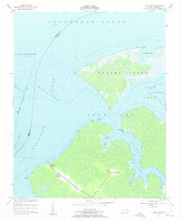 East Lake North Carolina Historical topographic map, 1:24000 scale, 7.5 X 7.5 Minute, Year 1953