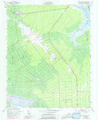 East Lake SE North Carolina Historical topographic map, 1:24000 scale, 7.5 X 7.5 Minute, Year 1953