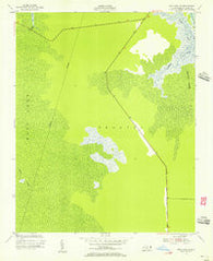 East Lake SE North Carolina Historical topographic map, 1:24000 scale, 7.5 X 7.5 Minute, Year 1953