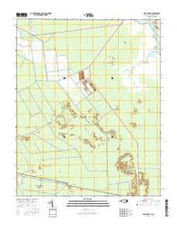 East Lake SE North Carolina Current topographic map, 1:24000 scale, 7.5 X 7.5 Minute, Year 2016