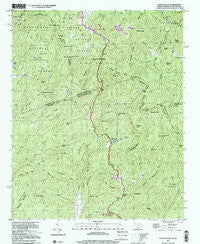 Eastatoe Gap North Carolina Historical topographic map, 1:24000 scale, 7.5 X 7.5 Minute, Year 1997