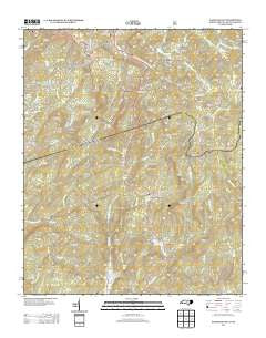 Eastatoe Gap North Carolina Historical topographic map, 1:24000 scale, 7.5 X 7.5 Minute, Year 2013