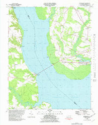 Edenhouse North Carolina Historical topographic map, 1:24000 scale, 7.5 X 7.5 Minute, Year 1982
