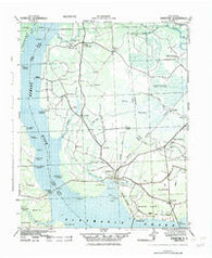Edenton North Carolina Historical topographic map, 1:62500 scale, 15 X 15 Minute, Year 1942