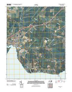 Edenton North Carolina Historical topographic map, 1:24000 scale, 7.5 X 7.5 Minute, Year 2010