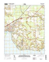 Edenton North Carolina Current topographic map, 1:24000 scale, 7.5 X 7.5 Minute, Year 2016