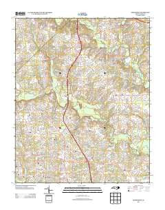 Edmondson North Carolina Historical topographic map, 1:24000 scale, 7.5 X 7.5 Minute, Year 2013