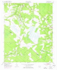 Edward North Carolina Historical topographic map, 1:24000 scale, 7.5 X 7.5 Minute, Year 1950