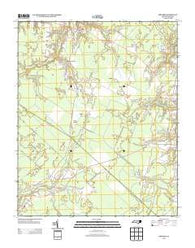 Edward North Carolina Historical topographic map, 1:24000 scale, 7.5 X 7.5 Minute, Year 2013