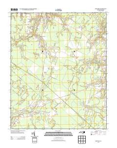 Edward North Carolina Historical topographic map, 1:24000 scale, 7.5 X 7.5 Minute, Year 2013