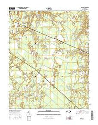 Edward North Carolina Current topographic map, 1:24000 scale, 7.5 X 7.5 Minute, Year 2016