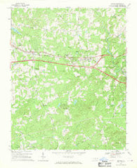 Efland North Carolina Historical topographic map, 1:24000 scale, 7.5 X 7.5 Minute, Year 1968