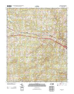 Efland North Carolina Historical topographic map, 1:24000 scale, 7.5 X 7.5 Minute, Year 2013