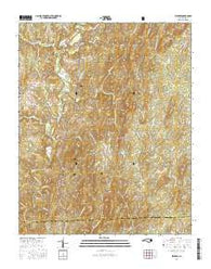 Eleazer North Carolina Current topographic map, 1:24000 scale, 7.5 X 7.5 Minute, Year 2016