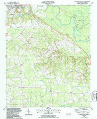 Elizabethtown South North Carolina Historical topographic map, 1:24000 scale, 7.5 X 7.5 Minute, Year 1987
