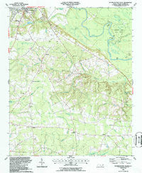 Elizabethtown South North Carolina Historical topographic map, 1:24000 scale, 7.5 X 7.5 Minute, Year 1987