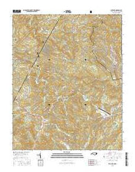 Elk Park North Carolina Current topographic map, 1:24000 scale, 7.5 X 7.5 Minute, Year 2016
