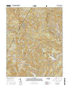 Elk Park North Carolina Current topographic map, 1:24000 scale, 7.5 X 7.5 Minute, Year 2016
