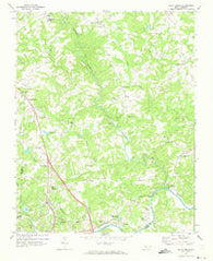 Elkin North North Carolina Historical topographic map, 1:24000 scale, 7.5 X 7.5 Minute, Year 1971