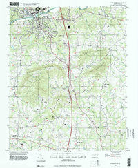 Elkin South North Carolina Historical topographic map, 1:24000 scale, 7.5 X 7.5 Minute, Year 1996