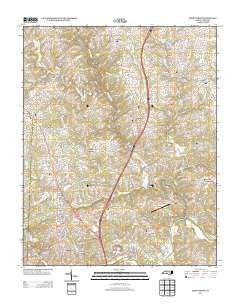 Elkin North North Carolina Historical topographic map, 1:24000 scale, 7.5 X 7.5 Minute, Year 2013