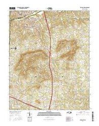 Elkin South North Carolina Current topographic map, 1:24000 scale, 7.5 X 7.5 Minute, Year 2016