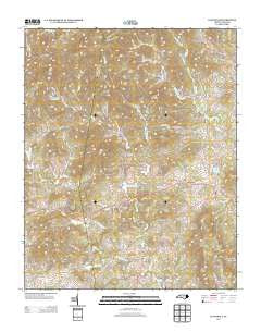 Ellendale North Carolina Historical topographic map, 1:24000 scale, 7.5 X 7.5 Minute, Year 2013