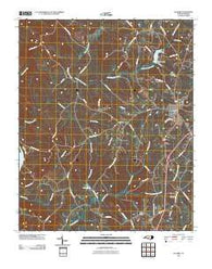 Ellerbe North Carolina Historical topographic map, 1:24000 scale, 7.5 X 7.5 Minute, Year 2010