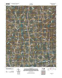 Ellisboro North Carolina Historical topographic map, 1:24000 scale, 7.5 X 7.5 Minute, Year 2010