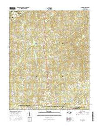 Ellisboro North Carolina Current topographic map, 1:24000 scale, 7.5 X 7.5 Minute, Year 2016