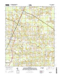 Elm City North Carolina Current topographic map, 1:24000 scale, 7.5 X 7.5 Minute, Year 2016