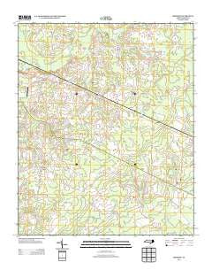 Emerson North Carolina Historical topographic map, 1:24000 scale, 7.5 X 7.5 Minute, Year 2013