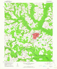 Enfield North Carolina Historical topographic map, 1:24000 scale, 7.5 X 7.5 Minute, Year 1961