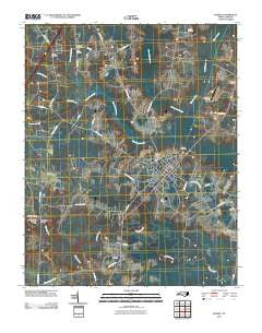 Enfield North Carolina Historical topographic map, 1:24000 scale, 7.5 X 7.5 Minute, Year 2010