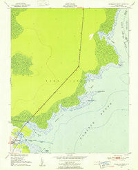 Engelhard East North Carolina Historical topographic map, 1:24000 scale, 7.5 X 7.5 Minute, Year 1951
