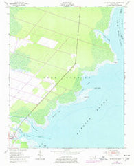 Engelhard East North Carolina Historical topographic map, 1:24000 scale, 7.5 X 7.5 Minute, Year 1951