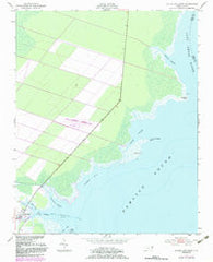 Engelhard East North Carolina Historical topographic map, 1:24000 scale, 7.5 X 7.5 Minute, Year 1951