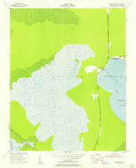 Engelhard NE North Carolina Historical topographic map, 1:24000 scale, 7.5 X 7.5 Minute, Year 1953