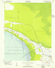 Engelhard West North Carolina Historical topographic map, 1:24000 scale, 7.5 X 7.5 Minute, Year 1951
