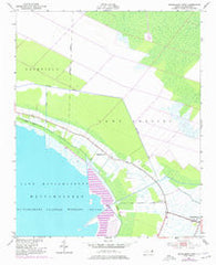 Engelhard West North Carolina Historical topographic map, 1:24000 scale, 7.5 X 7.5 Minute, Year 1951