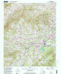 Enka North Carolina Historical topographic map, 1:24000 scale, 7.5 X 7.5 Minute, Year 1998