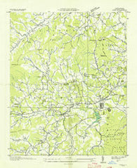 Enka North Carolina Historical topographic map, 1:24000 scale, 7.5 X 7.5 Minute, Year 1936