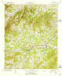 Enka North Carolina Historical topographic map, 1:24000 scale, 7.5 X 7.5 Minute, Year 1941