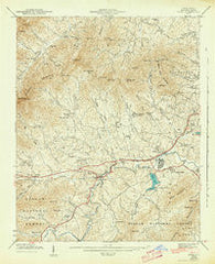 Enka North Carolina Historical topographic map, 1:24000 scale, 7.5 X 7.5 Minute, Year 1942