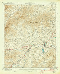 Enka North Carolina Historical topographic map, 1:24000 scale, 7.5 X 7.5 Minute, Year 1942